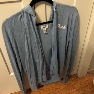 PINK Victoria’s Secret Womens Blue Zip up